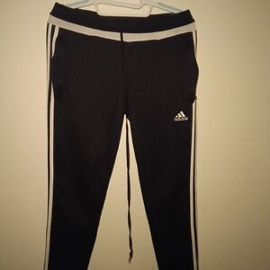 Adidas Sweatpants Black and White Joggers